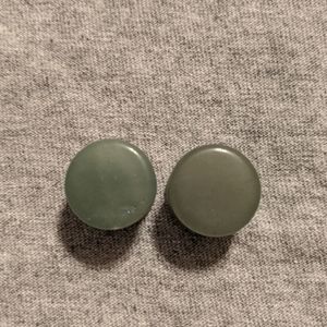 5/8 Inch Jade Stone Plugs